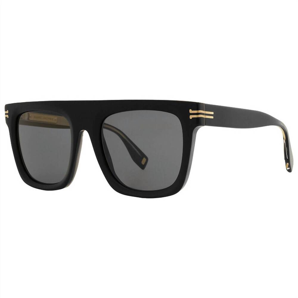 NEW MARC JACOBS women's 1044/s 807 squared sunglasses in black/grey